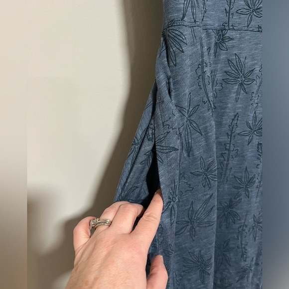 Toad&Co Women’s Blue Cue Wrap Short Sleeve Cafe Athletic Outdoor Dress Sz Small - Picture 7 of 10